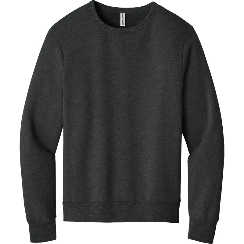 Bella+Canvas sponge fleece classic crewneck sweatshirt in dark gray