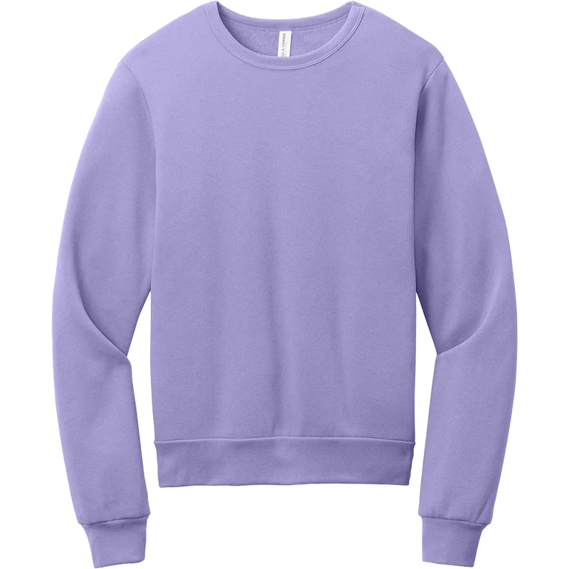Bella+Canvas sponge fleece classic crewneck sweatshirt in dark lavender