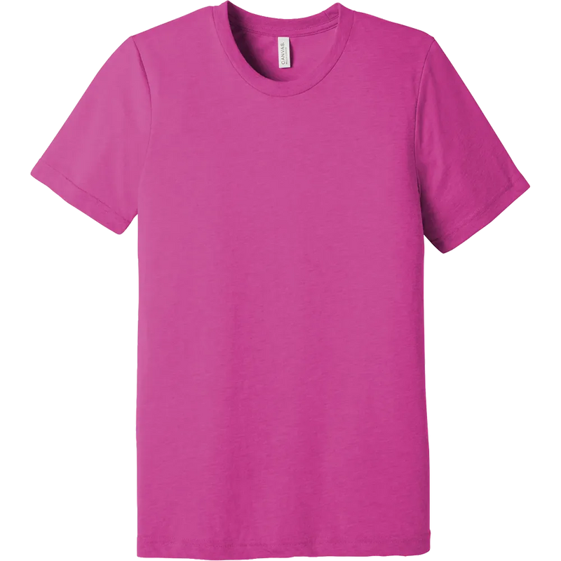 Bella+Canvas unisex triblend short-sleeve t-shirt in berry triblend