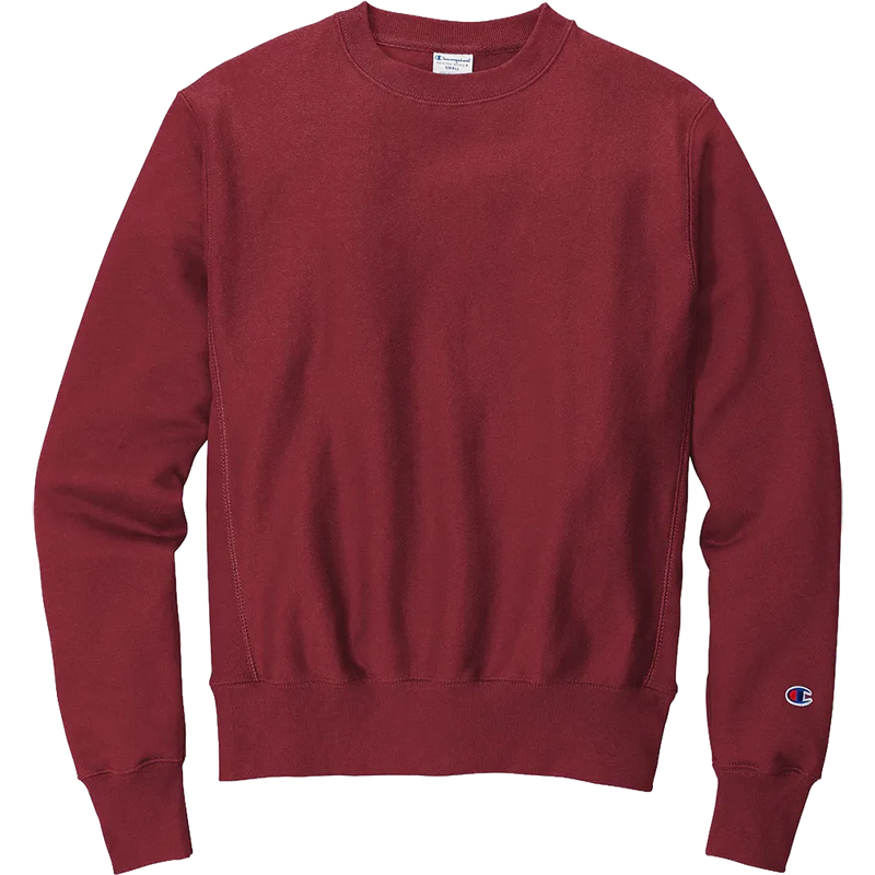Champion Reverse Weave Crewneck Sweatshirt in Cardinal for custom branded apparel