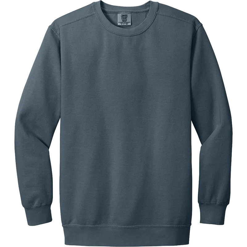 Comfort Colors Ring Spun Crewneck Sweatshirt in Denim for custom branded sweatshirts