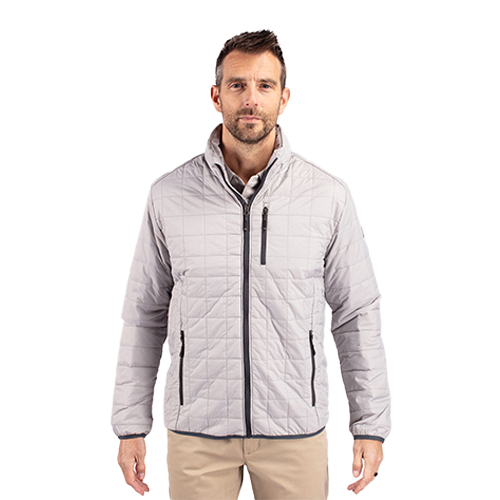 Cutter & Buck Rainier PrimaLoft® Mens Eco Insulated Full Zip Puffer Jacket