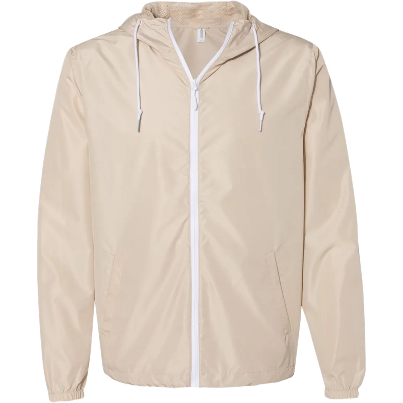 Lightweight Windbreaker Full-Zip Jacket
