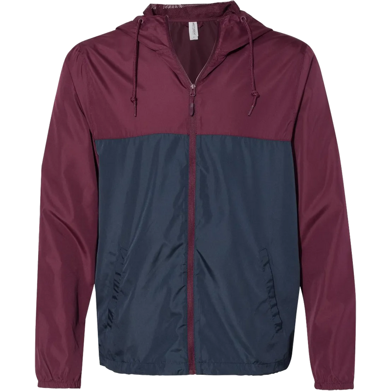 Lightweight Windbreaker Full-Zip Jacket