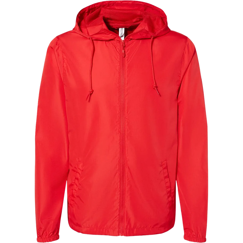 Lightweight Windbreaker Full-Zip Jacket