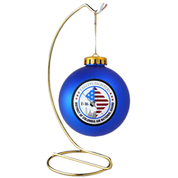 3¼" USA-Made Round Glossy Shatterproof Ornament