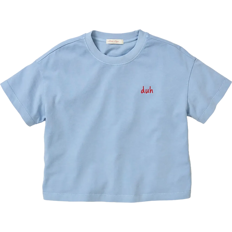 Marine Layer Luxe Sueded Tee in Coastal Blue with premium sueded fabric and relaxed fit for custom embroidery or branded apparel