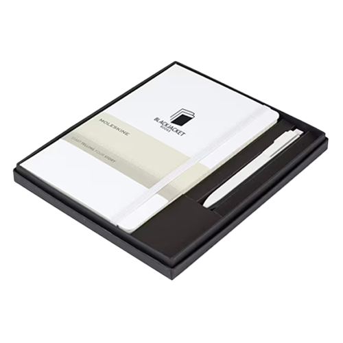 Moleskine® Large Notebook and GO Pen Gift Set