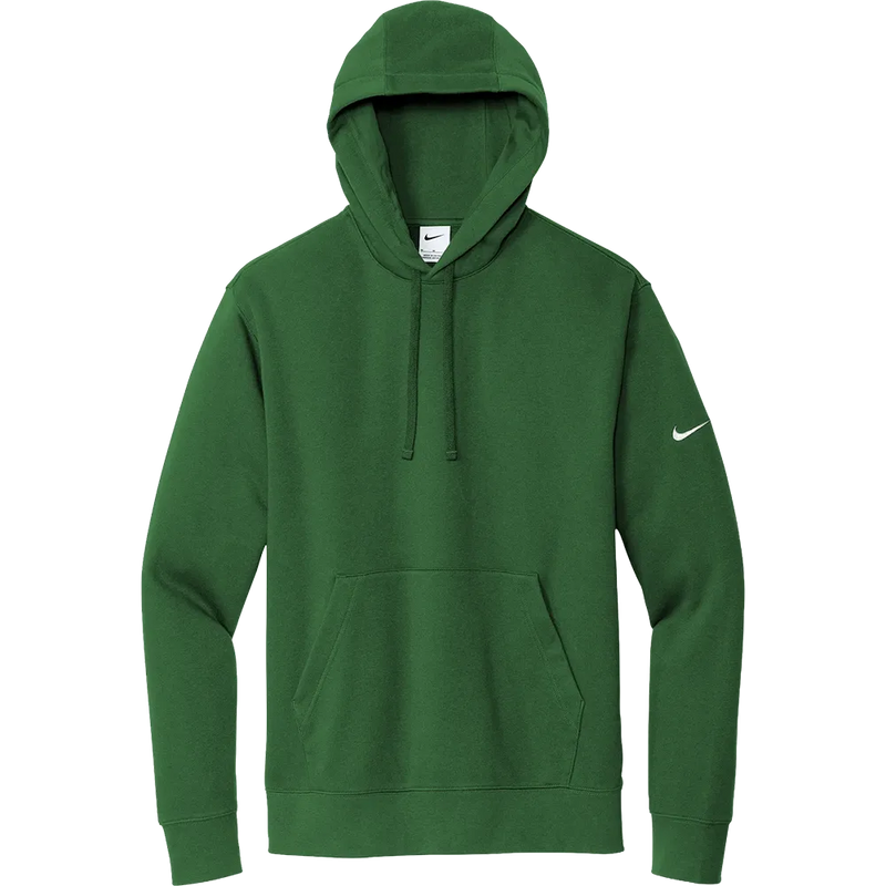 Nike Club Fleece pullover hoodie in gorge green