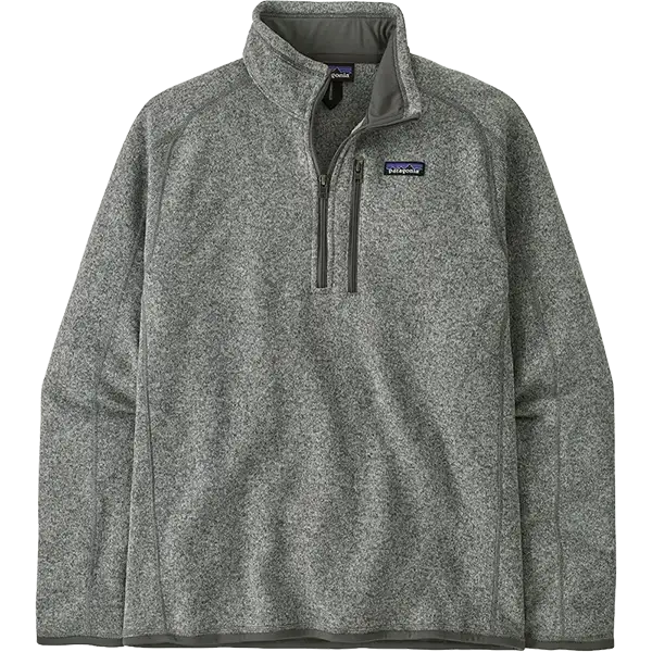 Patagonia Better Sweater quarter-zip fleece pullover in Stonewash gray