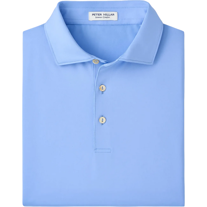 Peter Millar Solid Performance Polo - Self Collar
