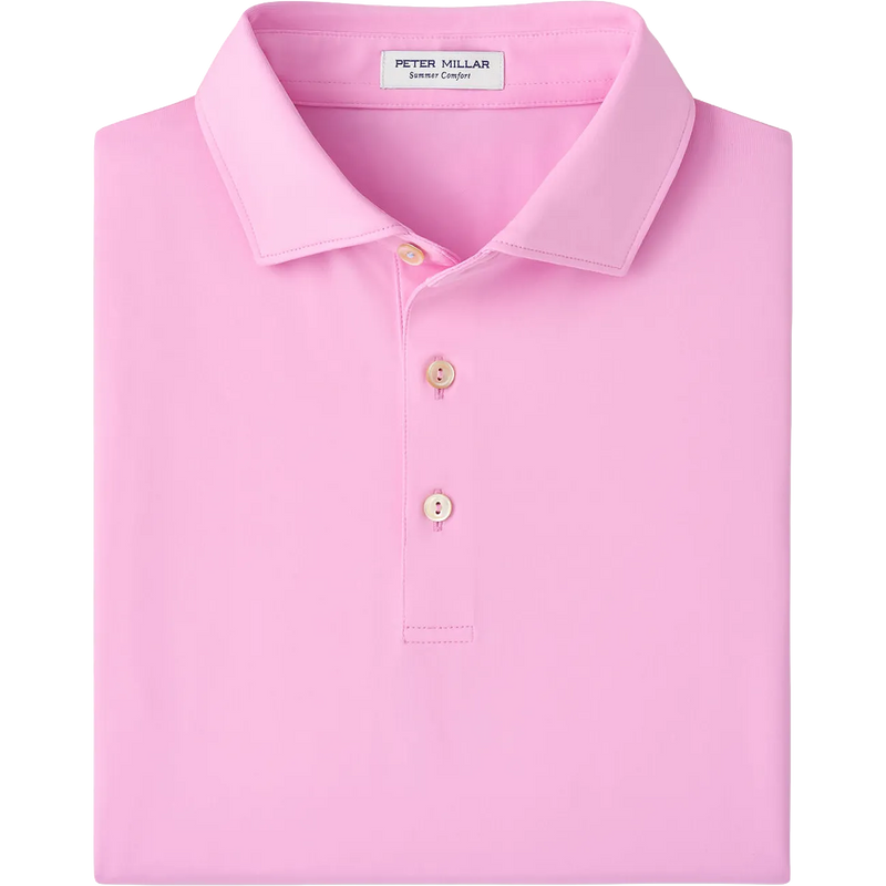 Peter Millar Solid Performance Polo - Self Collar