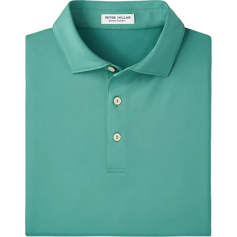 Peter Millar Solid Performance Polo - Self Collar