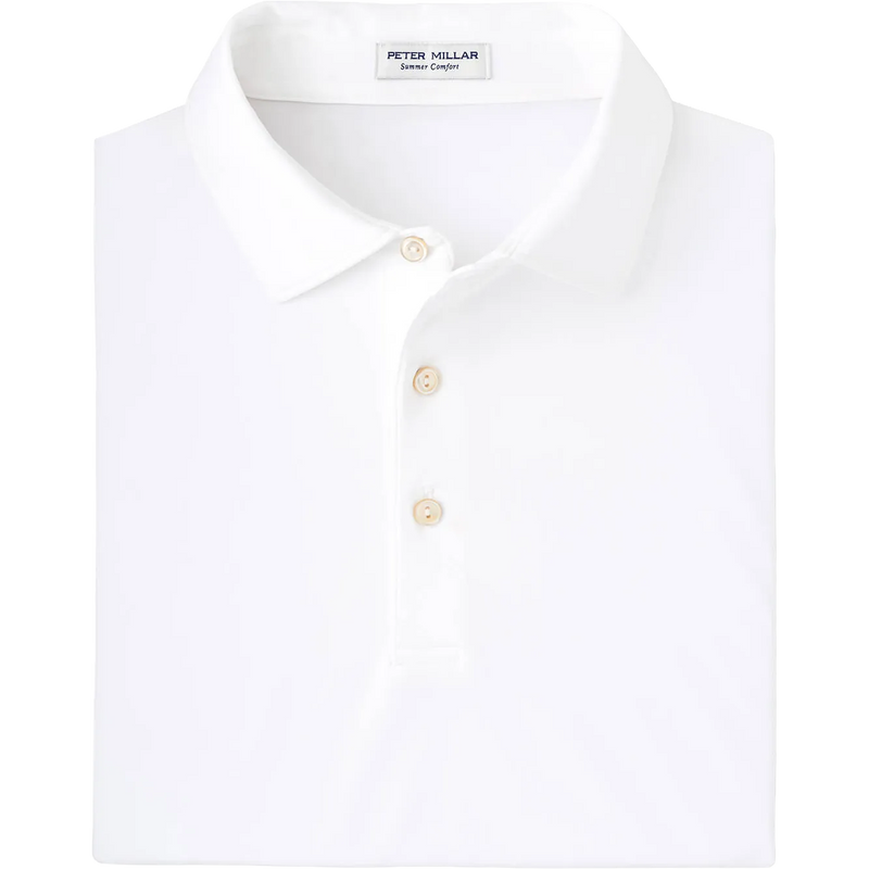 Peter Millar Solid Performance Polo - Self Collar