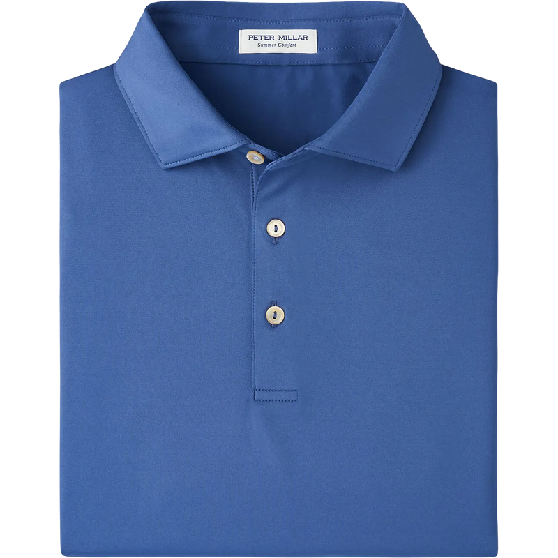 Peter Millar Solid Performance Polo - Self Collar