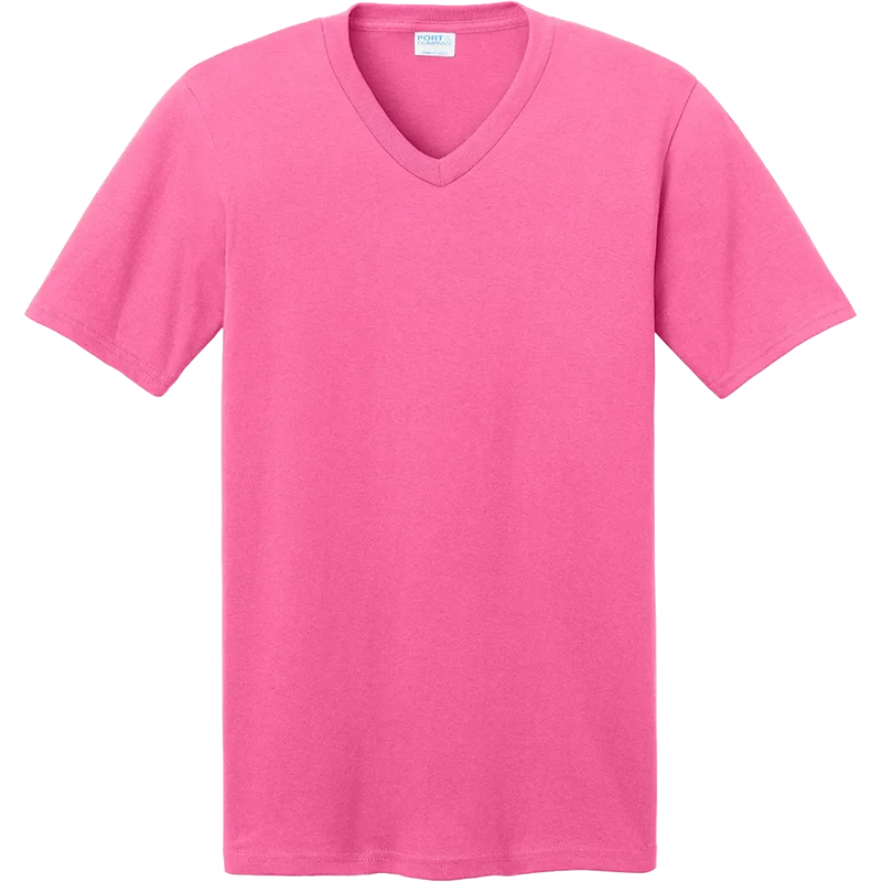 Port & Co™ Core Cotton V-Neck Tee