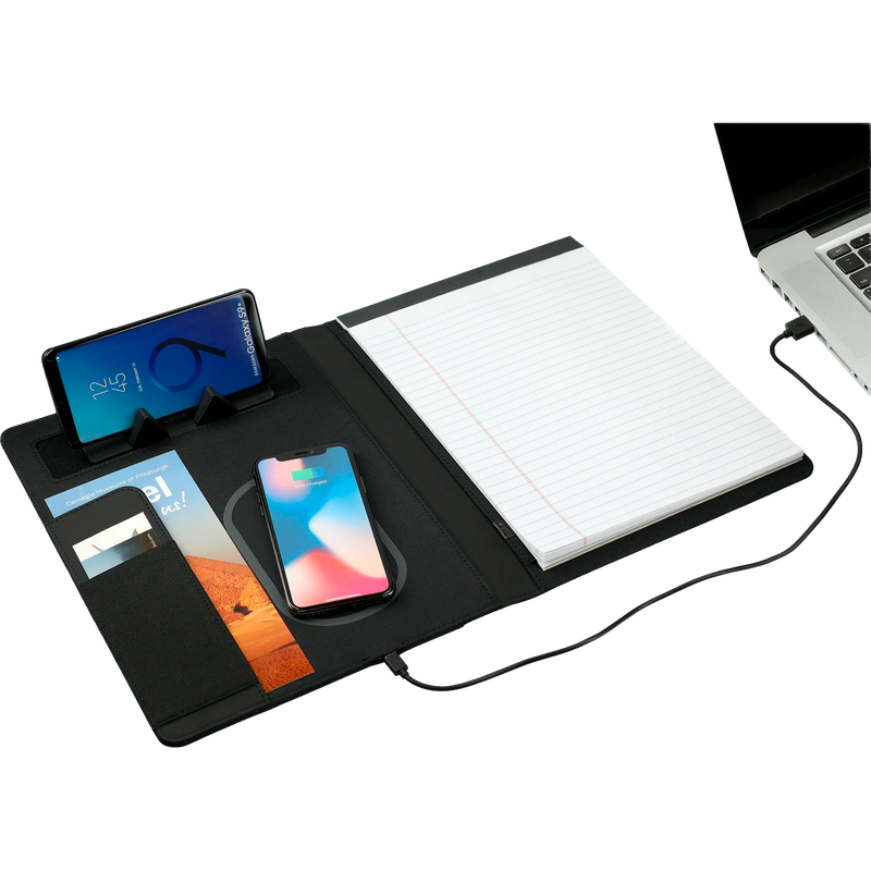 10" x 12.5" Vienna Wireless Charging Writing Pad with FSC® Mix Paper