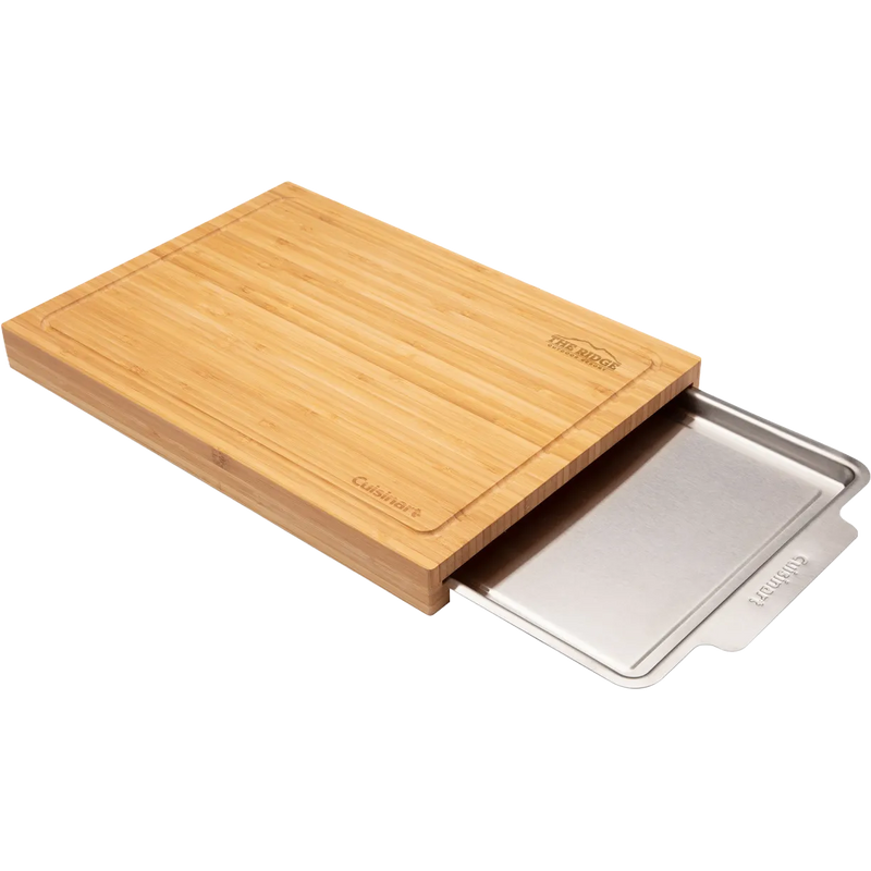 Cuisinart Outdoors® Bamboo Cutting Board With Hidden Tray