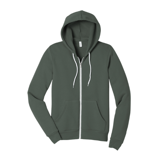 BELLA+CANVAS Sponge Fleece Full-Zip Hoodie
