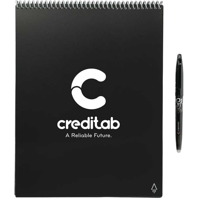 Rocketbook Executive Flip Notebook Set in Black for custom branded notebooks