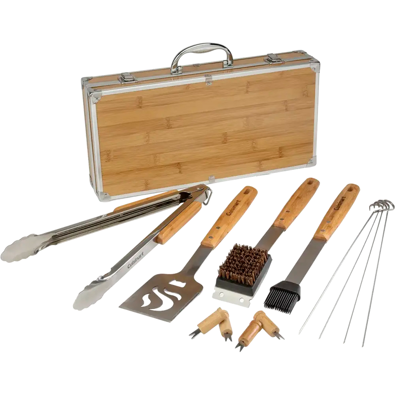 Cuisinart Outdoors® Bamboo 13 PC Grill Tool Set