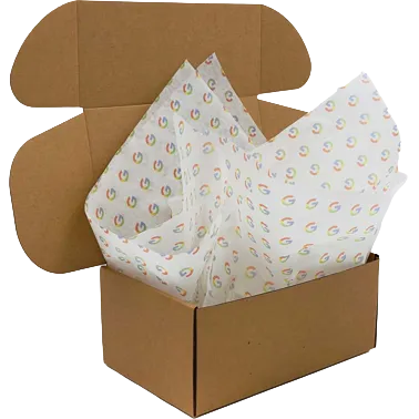 Custom Tissue Paper - White Background