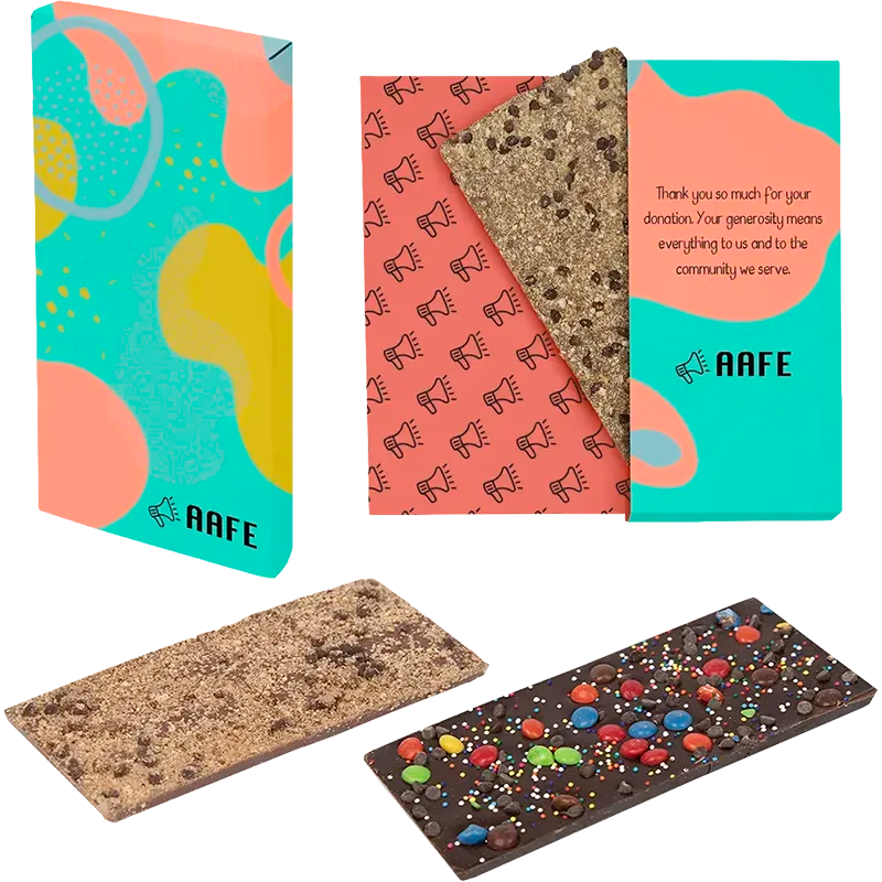 Gourmet Chocolate Bar In Card Box