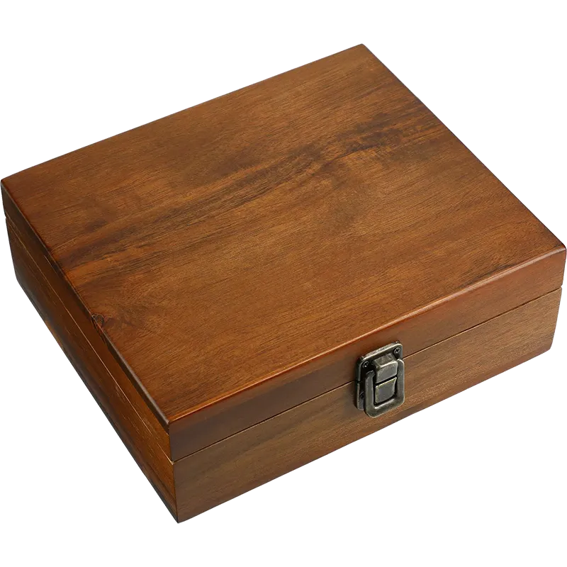 Graze Wood and Metal Wine Set