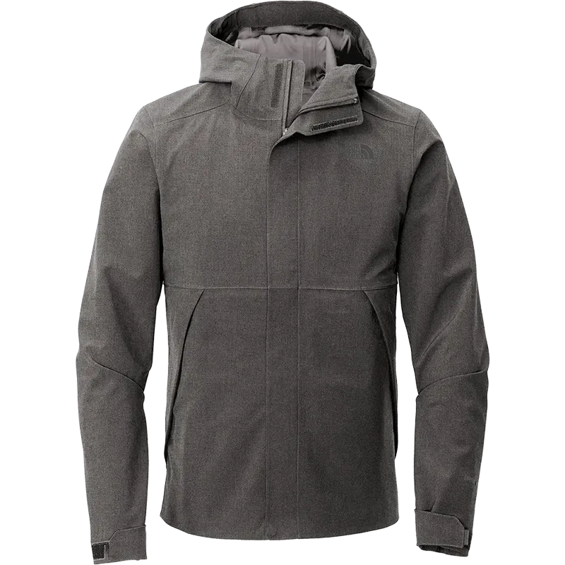 The North Face Apex DryVent™ Jacket in Grey with waterproof hood and full-zip design