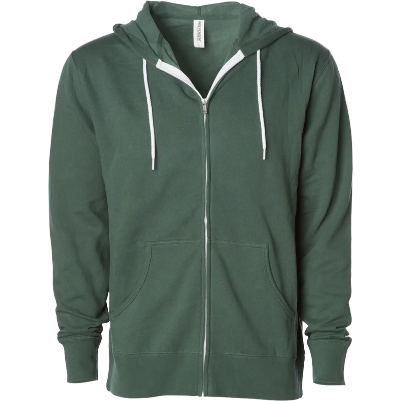 Independent Trading Co. 7oz Zip Hooded Sweatshirt