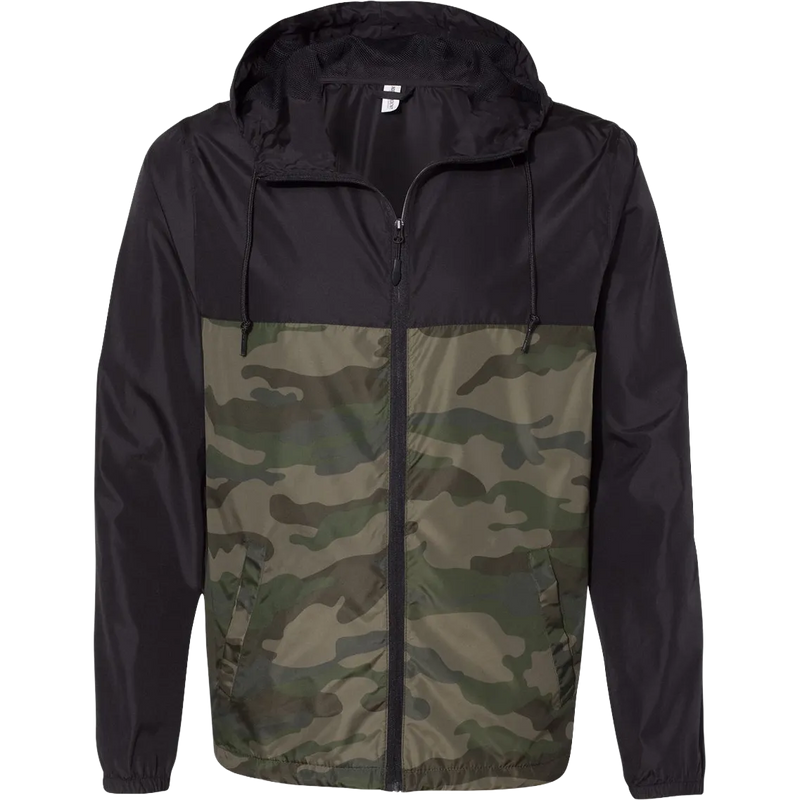 Lightweight Windbreaker Full-Zip Jacket