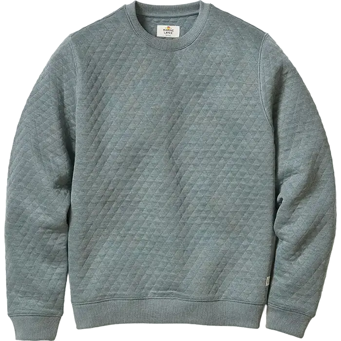 Marine Layer Corbet Quilted Crewneck