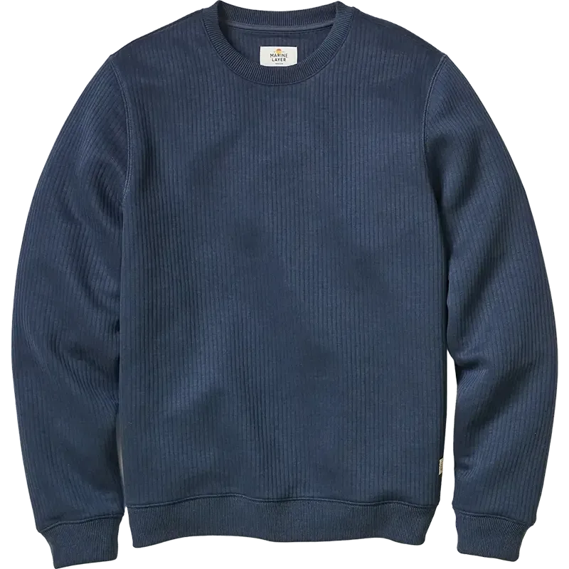 Marine Layer Corbet Quilted Crewneck