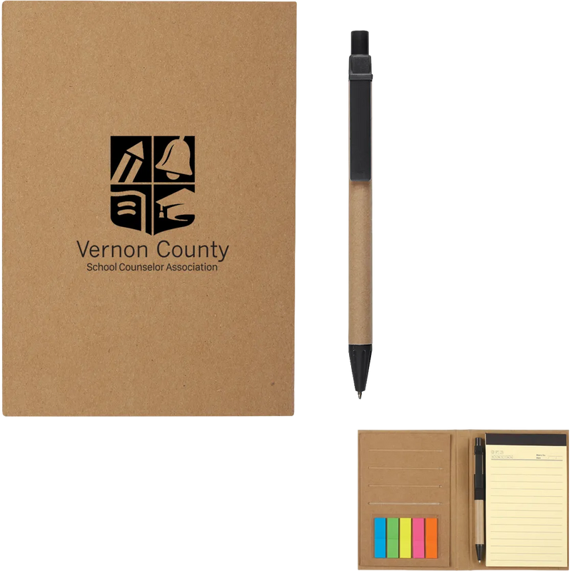Meeting Mate Notebook With Pen And Sticky Flags