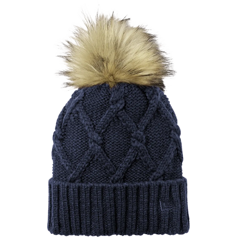 New Era ® Faux Fur Pom Beanie
