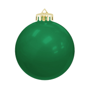 3¼" USA-Made Round Glossy Shatterproof Ornament
