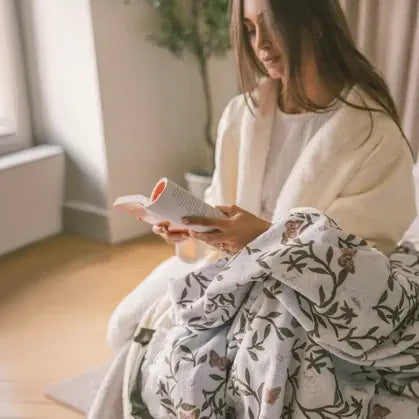 Minky Couture Printed Adult Blanket