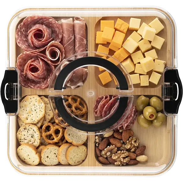 Portable Charcuterie Board With Lid