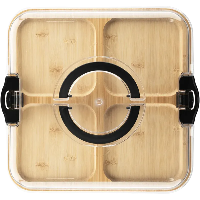 Portable Charcuterie Board With Lid