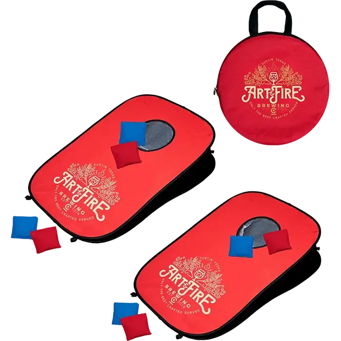 Portable Pop-Up Cornhole Set