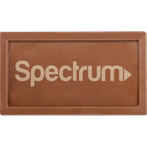 Rectangle Etched Milk Chocolate Bar- Greeting Card Box