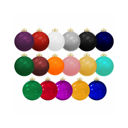 3¼" USA-Made Round Glossy Shatterproof Ornament