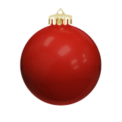 3¼" USA-Made Round Glossy Shatterproof Ornament