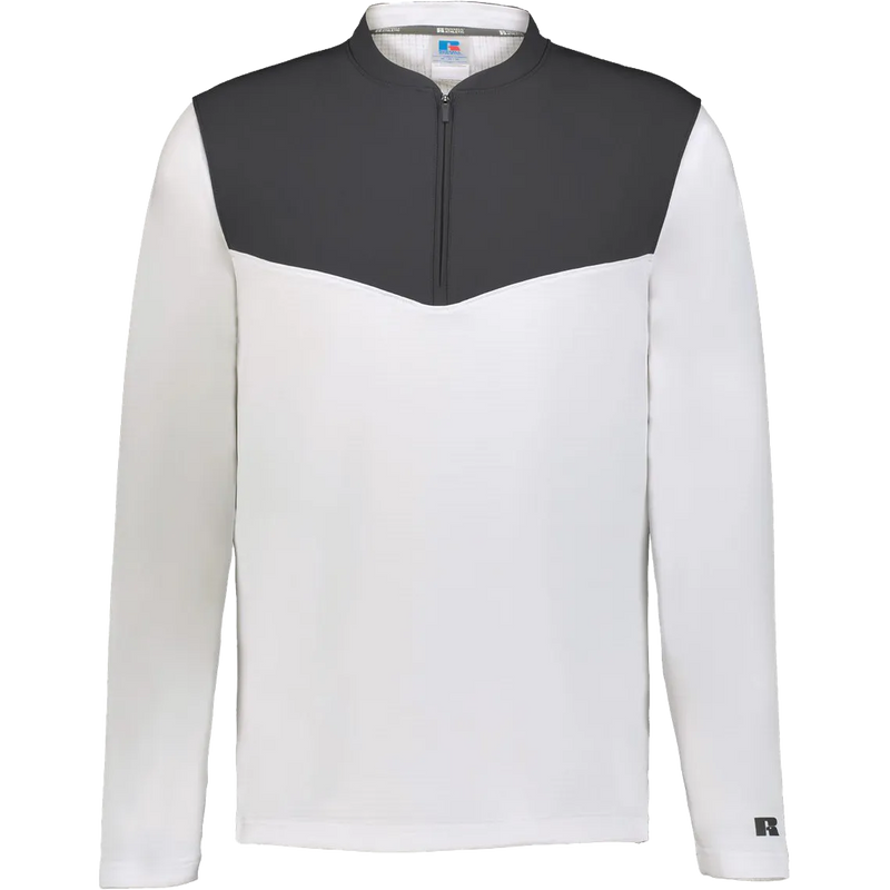 Russell Athletic Sideline Grid Fleece Quarter-Zip Pullover