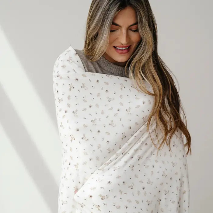 Saranoni Minky Stretch Throw Blankets - Throw 50”x 60”