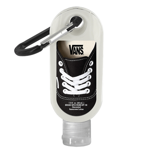 1.9 oz. SPF 30 Sunscreen in Clear Bottle with Carabiner