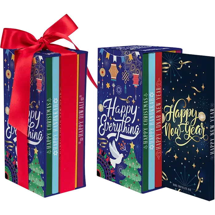 3 oz. Chocolate Bar Bookcase Box