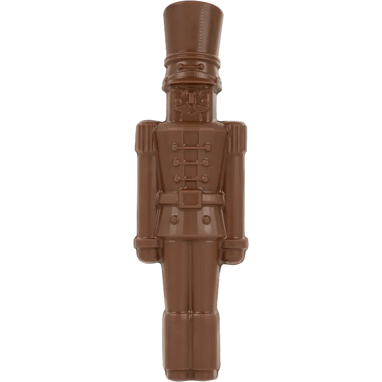 4.5oz Milk Chocolate Nutcracker