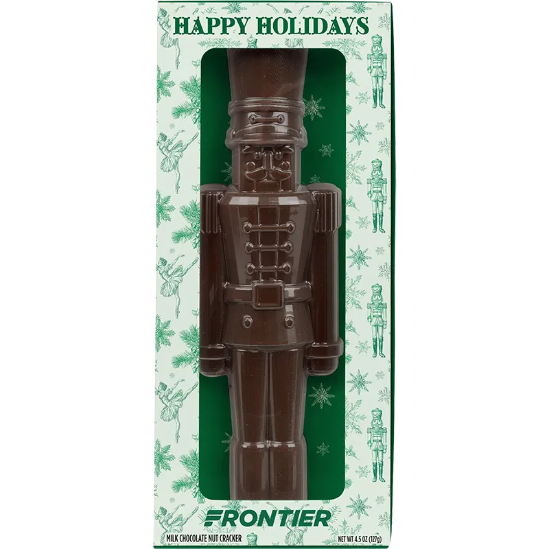 4.5oz Milk Chocolate Nutcracker