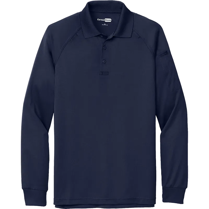 CornerStone® Select Long Sleeve Snag-Proof Tactical Polo